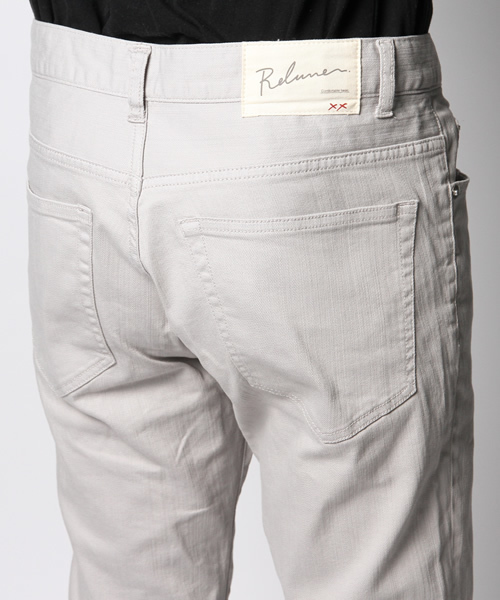 JOURNAL STANDARD relume（ジャーナルスタンダード　レリューム）の「64 ストレッチツイル5ポケットパンツ（その他パンツ・メンズ・ブラック/ライトグレー/ホワイト/ナチュラル/ネイビー・SMALL/LARGE/X-LARGE/MEDIUM）」の11枚目の写真