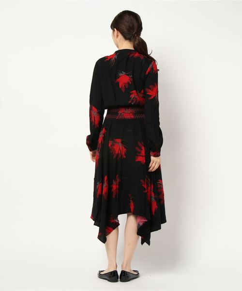 Desigual(デシグアル)の「ワンピース3/4袖 BUTTERFLY(ワンピース・レディース・レッド・2L/S/M/L/3L/4L)」の3枚目の写真
