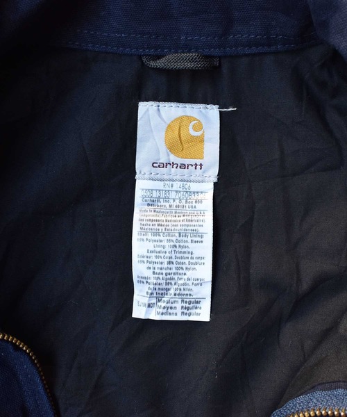 Carhartt(カーハート)の「【ヴィンテージ古着】Carhartt/カーハート デトロイトジャケット(ブルゾン・メンズ・ネイビー・MEDIUM)」の5枚目の写真