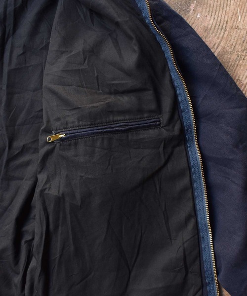 Carhartt(カーハート)の「【ヴィンテージ古着】Carhartt/カーハート デトロイトジャケット(ブルゾン・メンズ・ネイビー・MEDIUM)」の4枚目の写真