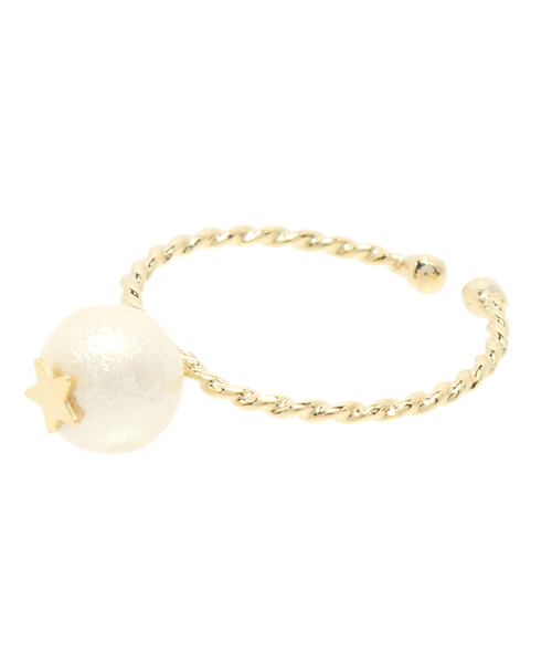 ROSE BUD(ローズバッド)の「(AIM)AR0452A STAR/PEARL RING(リング・レディース・ゴールド/シルバー・ONE SIZE)」の5枚目の写真