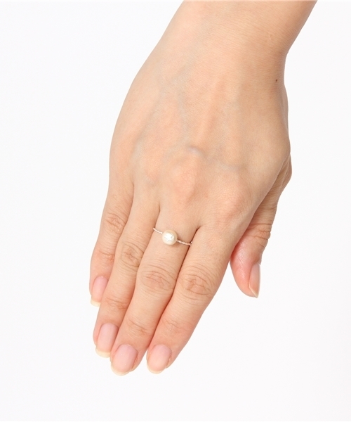 ROSE BUD(ローズバッド)の「(AIM)AR0452A STAR/PEARL RING(リング・レディース・ゴールド/シルバー・ONE SIZE)」の3枚目の写真