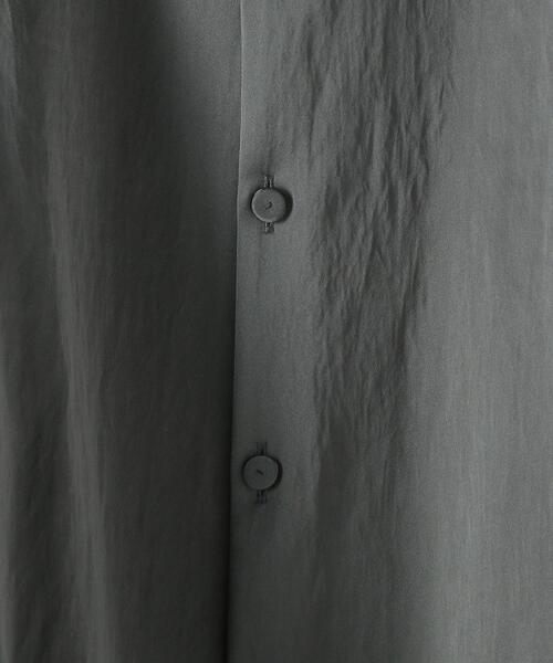 Steven Alan(スティーブンアラン)の「<Steven Alan>SATIN SHIRT/シャツ(シャツ/ブラウス・レディース・ダークグレー/クリーム・MEDIUM/SMALL)」の9枚目の写真