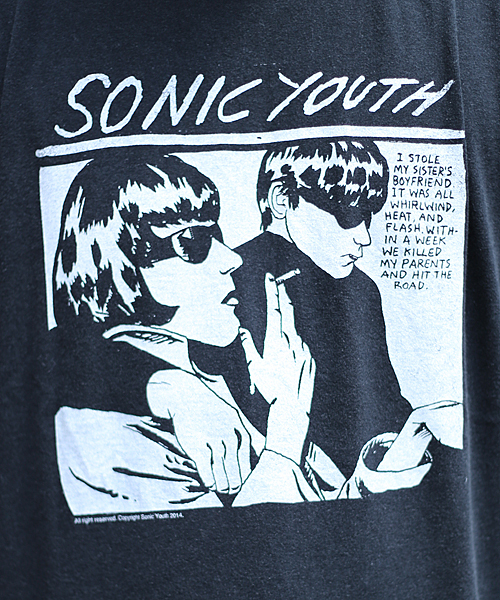 And A（アンドエー）の「SONIC YOUTH GOO Vintage T-shrts (museum neu)（Tシャツ/カットソー・メンズ・ホワイト/ブラック・MEDIUM/LARGE/SMALL）」の12枚目の写真