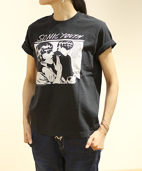 And A（アンドエー）の「SONIC YOUTH GOO Vintage T-shrts (museum neu)（Tシャツ/カットソー・メンズ・ホワイト/ブラック・MEDIUM/LARGE/SMALL）」の14枚目の写真