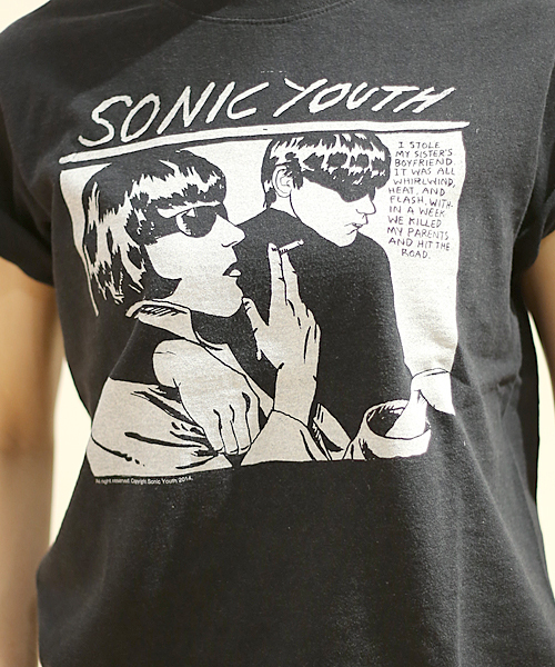 And A（アンドエー）の「SONIC YOUTH GOO Vintage T-shrts (museum neu)（Tシャツ/カットソー・メンズ・ホワイト/ブラック・MEDIUM/LARGE/SMALL）」の7枚目の写真
