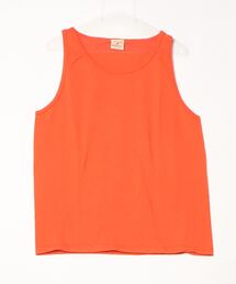 CHANEL オレンジ　ニット　タンクトップ M 2fcd3e5ea52dbe26a6680c92885a65