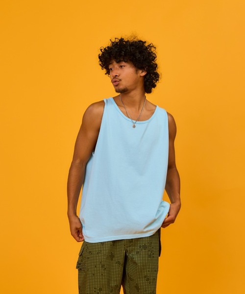 Goodwear(Since1983)（グッドウェア）の「【MADE IN USA】TANK TOP/ タンクトップ（タンクトップ・メンズ・ブラック/オリーブ/ベージュ/ブラウン/ライトグレー/ブラック系その他/ホワイト/ナチュラル/ネイビー/ブラウン系その他/チャコールグレー/ライトグリーン/ブルー系その他4/パープル系その他2/カーキ系3/グレー系その他2/モスグリーン/オレンジ系その他2/グリーン系その他/ブルー系その他/ウィート/エメラルドブルー/パープル系1/Orange/スカイブルー系/ミント/Cream・LARGE/MEDIUM/X-LARGE/SMALL）」の22枚目の写真
