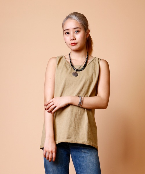 Goodwear(Since1983)（グッドウェア）の「【MADE IN USA】TANK TOP/ タンクトップ（タンクトップ・メンズ・ブラック/オリーブ/ベージュ/ブラウン/ライトグレー/ブラック系その他/ホワイト/ナチュラル/ネイビー/ブラウン系その他/チャコールグレー/ライトグリーン/ブルー系その他4/パープル系その他2/カーキ系3/グレー系その他2/モスグリーン/オレンジ系その他2/グリーン系その他/ブルー系その他/ウィート/エメラルドブルー/パープル系1/Orange/スカイブルー系/ミント/Cream・LARGE/MEDIUM/X-LARGE/SMALL）」の9枚目の写真