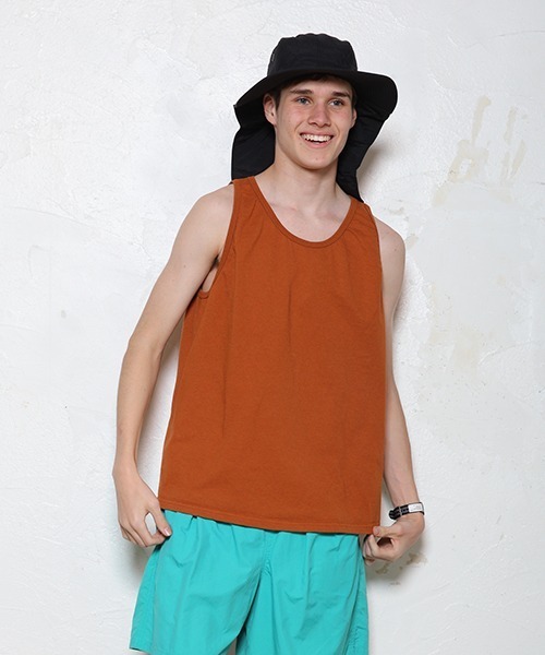 Goodwear(Since1983)（グッドウェア）の「【MADE IN USA】TANK TOP/ タンクトップ（タンクトップ・メンズ・ブラック/オリーブ/ベージュ/ブラウン/ライトグレー/ブラック系その他/ホワイト/ナチュラル/ネイビー/ブラウン系その他/チャコールグレー/ライトグリーン/ブルー系その他4/パープル系その他2/カーキ系3/グレー系その他2/モスグリーン/オレンジ系その他2/グリーン系その他/ブルー系その他/ウィート/エメラルドブルー/パープル系1/Orange/スカイブルー系/ミント/Cream・LARGE/MEDIUM/X-LARGE/SMALL）」の8枚目の写真