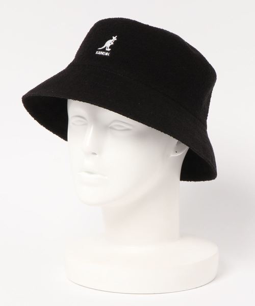 KANGOL(カンゴール)の「KANGOL バミューダバケットハット(ハット・レディース・ホワイト/ブラック・L/M)」の4枚目の写真
