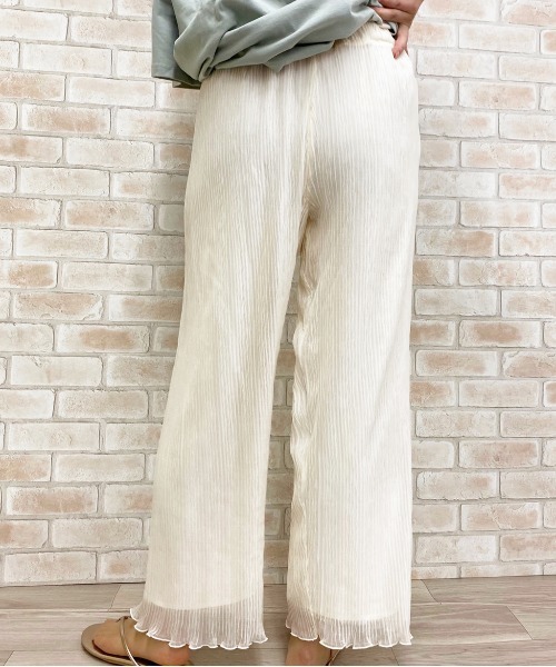 apres jour（アプレジュール）の「シアークリンクルパンツ【ZOZOTOWN限定アイテム】（その他パンツ・レディース・ライトブラウン/ダークブルー/ブラック/アイボリー・フリー）」の9枚目の写真