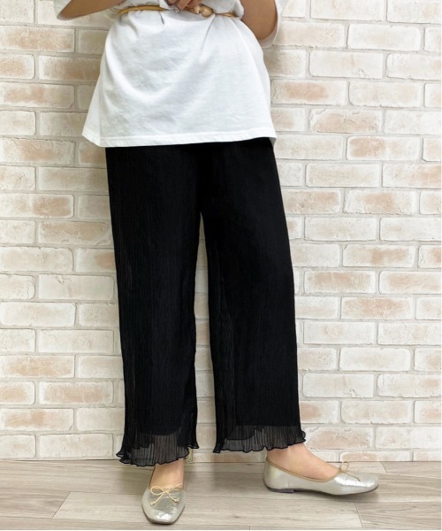apres jour（アプレジュール）の「シアークリンクルパンツ【ZOZOTOWN限定アイテム】（その他パンツ・レディース・ライトブラウン/ダークブルー/ブラック/アイボリー・フリー）」の11枚目の写真