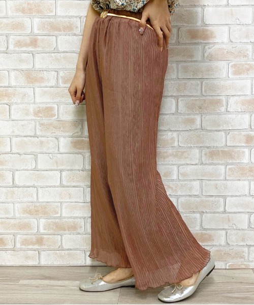 apres jour（アプレジュール）の「シアークリンクルパンツ【ZOZOTOWN限定アイテム】（その他パンツ・レディース・ライトブラウン/ダークブルー/ブラック/アイボリー・フリー）」の17枚目の写真