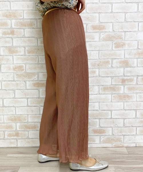 apres jour（アプレジュール）の「シアークリンクルパンツ【ZOZOTOWN限定アイテム】（その他パンツ・レディース・ライトブラウン/ダークブルー/ブラック/アイボリー・フリー）」の18枚目の写真