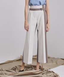 UNITED TOKYO | ベルテッドバイカラーパンツ(その他パンツ)