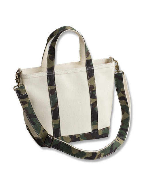 L.L.Bean(エルエルビーン)の「ショルダー・ストラップ・トート、スモール(トートバッグ・レディース・ブラック/アッシュブラウン/ネイビー/サックスブルー/カモフラージュ/ダークラベンダー/ローズ/バーガンディー/イエロー/ミント/ローズ系/コバルトブルー・REGULAR)」の12枚目の写真