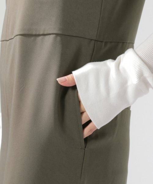 BAYFLOW(ベイフロー)の「Vネックコンビネゾン(サロペット/オーバーオール・レディース・ブラウン/ライトブルー・SMALL/MEDIUM)」の9枚目の写真