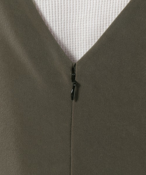 BAYFLOW(ベイフロー)の「Vネックコンビネゾン(サロペット/オーバーオール・レディース・ブラウン/ライトブルー・SMALL/MEDIUM)」の4枚目の写真