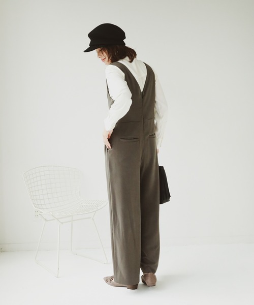 BAYFLOW(ベイフロー)の「Vネックコンビネゾン(サロペット/オーバーオール・レディース・ブラウン/ライトブルー・SMALL/MEDIUM)」の18枚目の写真