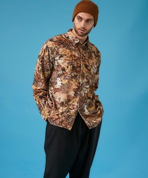 【White Mountaineering】FALLEN LEAVES PRINTED SHIRT/WM2073104