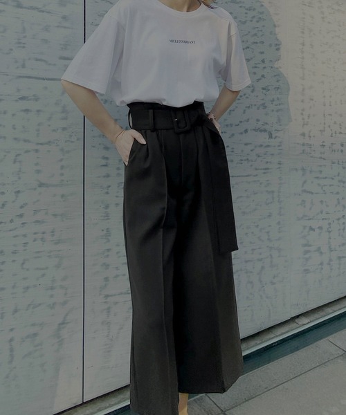 MIELI INVARIANT（ミエリインヴァリアント）の「MIELI Unisex Logo Tee（Tシャツ/カットソー・レディース・ホワイト・XL）」の3枚目の写真