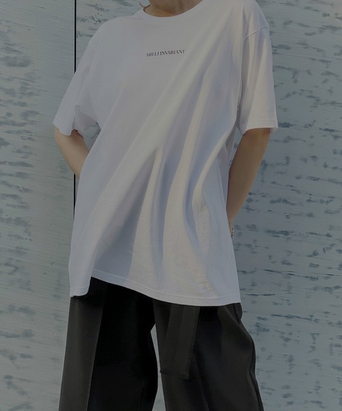MIELI INVARIANT（ミエリインヴァリアント）の「MIELI Unisex Logo Tee（Tシャツ/カットソー・レディース・ホワイト・XL）」の5枚目の写真