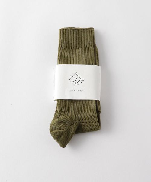 Steven Alan(スティーブンアラン)の「<BASERANGE>RIB SHORT SOCKS/ソックス(ソックス/靴下・レディース・ダークグレー/ピンク/ケリー・36/39)」の7枚目の写真