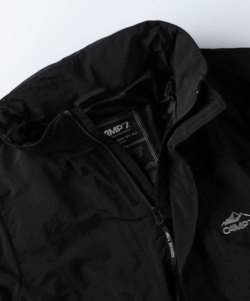 CAMP7（キャンプセブン）の「【CAMP7】スタンドジャケット（ブルゾン・メンズ・ブラック/パープル/オリーブ/ブルー/ケリー・M/L/XL）」の12枚目の写真