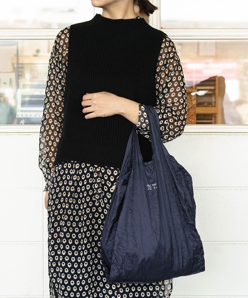 HIGHTIDE(ハイタイド)の「romo ロモ CONVENI BAG INBENTO M コンビニバッグ インベント M(エコバッグ/サブバッグ・レディース・ライトベージュ/グレー/カーキ/ネイビー・FREE)」の11枚目の写真