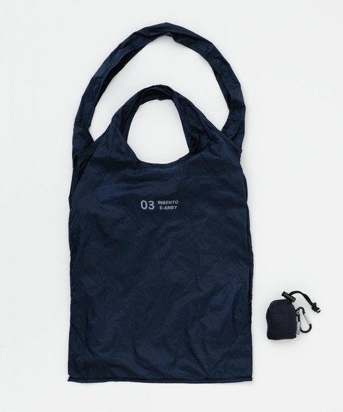 HIGHTIDE(ハイタイド)の「romo ロモ CONVENI BAG INBENTO M コンビニバッグ インベント M(エコバッグ/サブバッグ・レディース・ライトベージュ/グレー/カーキ/ネイビー・FREE)」の17枚目の写真