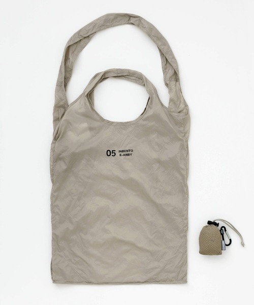 HIGHTIDE(ハイタイド)の「romo ロモ CONVENI BAG INBENTO M コンビニバッグ インベント M(エコバッグ/サブバッグ・レディース・ライトベージュ/グレー/カーキ/ネイビー・FREE)」の21枚目の写真