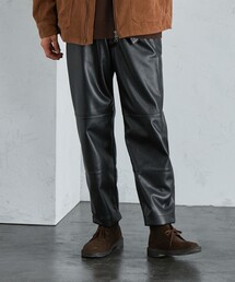 Sig FREAK'S STORE | Sig FREAK'S STORE/シグ Tec Leather Patns/テックレザーパンツ(その他パンツ)