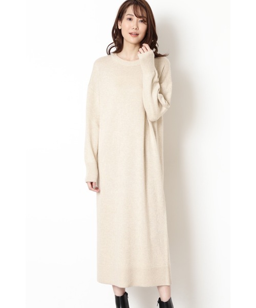 Natural Beauty Basic ナチュラルビューティベーシック の シンプルニットワンピ ワンピース Wear