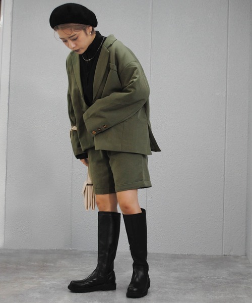 minia(ミニア)の「ボリュームソールロングブーツ ◆(ブーツ・レディース・ブラック/ブラウン/アイボリー・LL/S/M/L)」の9枚目の写真