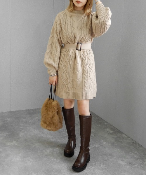 minia(ミニア)の「ボリュームソールロングブーツ ◆(ブーツ・レディース・ブラック/ブラウン/アイボリー・LL/S/M/L)」の20枚目の写真