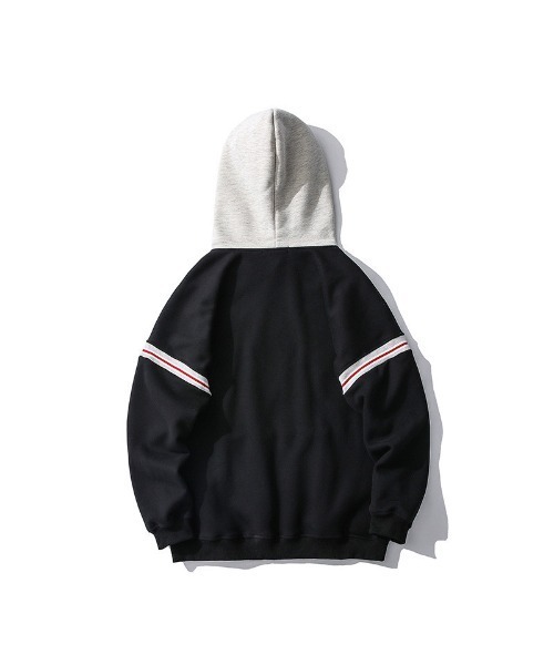 (*)様 限定新品　パリオリンピック　選手パーカー上のみ ブラック　レア品 セール】【HOOK】アメカジロゴプリントパーカー（パーカー）｜HOOK