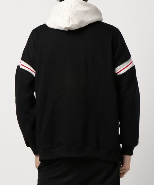 HOOK(フック)の「【HOOK】アメカジロゴプリントパーカー(パーカー・メンズ・ライトグレー/ブラック/ブルー・M/L/XL)」の7枚目の写真