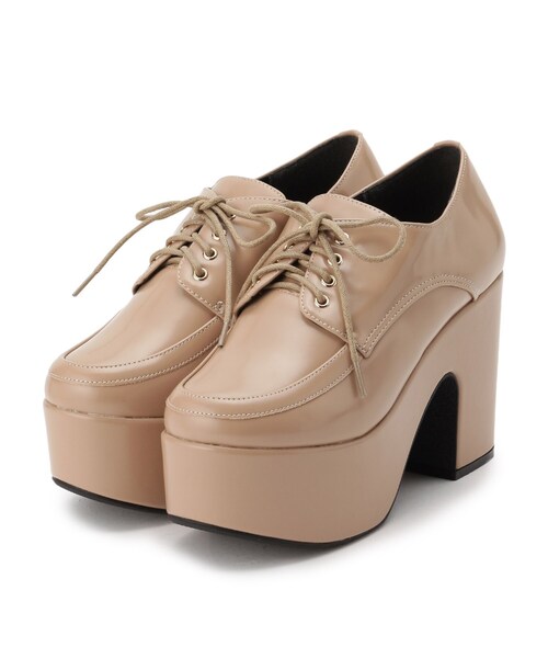 cs T&P(シーエスティーアンドピー)の「厚底マニッシュ(パンプス・レディース・こしょう色系/ピンク系/レッド系1・LL/M/L/S)」の2枚目の写真