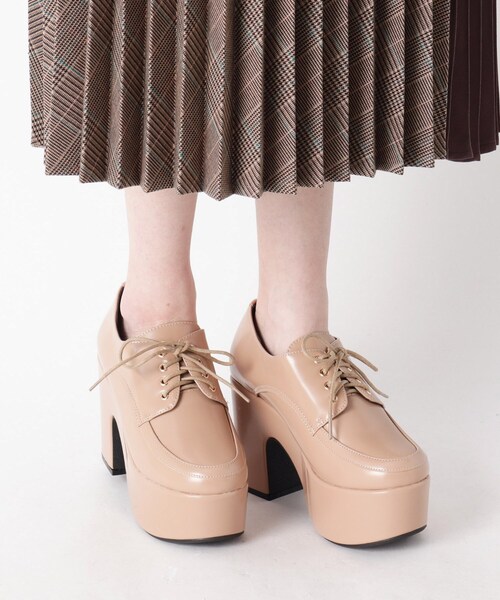 cs T&P(シーエスティーアンドピー)の「厚底マニッシュ(パンプス・レディース・こしょう色系/ピンク系/レッド系1・LL/M/L/S)」の9枚目の写真