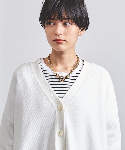 【新品】UNITED ARROWS サイドスリット カーディガン UNITED ARROWS（ユナイテッドアローズ）の「UWSC サイドスリット