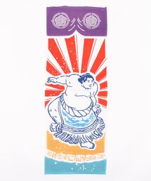 カヤ（カヤ）の「【カヤ】注染手ぬぐい 相撲（ハンカチ/ハンドタオル）」