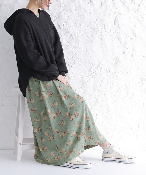 CHICWISH★バックリボン花柄ワンピース 3色☆ osharewalker（オシャレウォーカー）の「【廃盤】『バックリボン