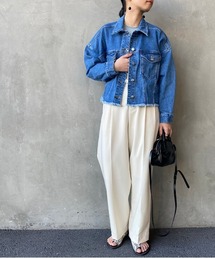 CIMARRON | [CIMARRON JEANS/シマロンジーンズ] デニムショート丈デニムジャケット(デニムジャケット)