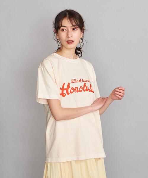 FUNG(ファング)の「<FUNG>∴プリントTシャツ(Tシャツ/カットソー・レディース・ナチュラル/ブラック/オリーブ・FREE)」の9枚目の写真