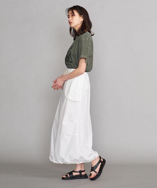 FUNG(ファング)の「<FUNG>∴プリントTシャツ(Tシャツ/カットソー・レディース・ナチュラル/ブラック/オリーブ・FREE)」の11枚目の写真