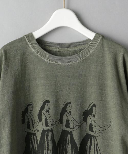 FUNG(ファング)の「<FUNG>∴プリントTシャツ(Tシャツ/カットソー・レディース・ナチュラル/ブラック/オリーブ・FREE)」の4枚目の写真