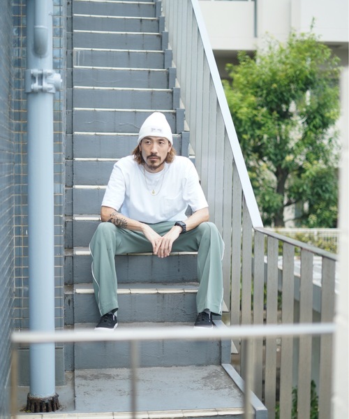 THRASHER（スラッシャー）の「GONZ HOMETOWN コットンサマービーニー/スラッシャー 帽子 ニットキャップ ビーニー（ニットキャップ/ビーニー・メンズ・ブラック/ベージュ/オレンジ/グリーン/ブラック×ライム/ホワイト×ブルー・FREE）」の18枚目の写真