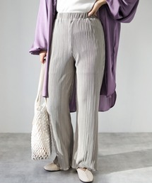 サテンミニプリーツパンツ