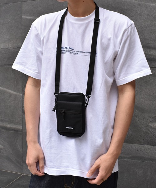 DOUBLE STEAL（ダブルスティール）の「FRONT FLAP BAG（ショルダーバッグ・メンズ・ブラック/グレー/ネイビー/オリーブ・FREE）」の20枚目の写真